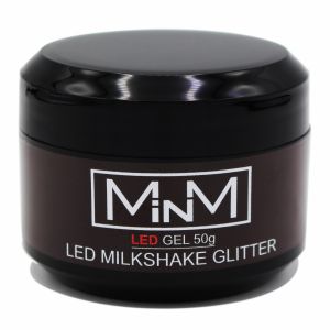 Моделюючий молочний лед гель з шимером M-in-M LED Milk Shake