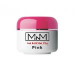 Моделирующий лэд гель M-in-M LED Pink, 15г