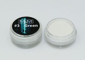 Хромовая пудра M-in-M 3 Зеленая купить недорого